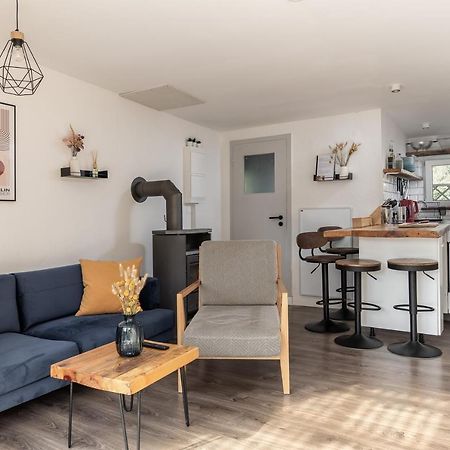 Am Grimnitzsee Gemutliches Tiny House Bungalow Mit Sauna Und Kamin Joachimsthal Luaran gambar