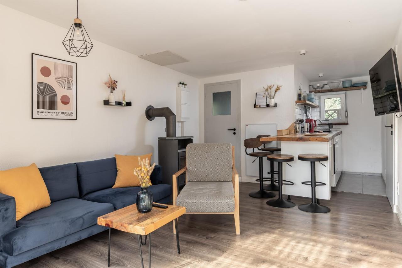 Am Grimnitzsee Gemutliches Tiny House Bungalow Mit Sauna Und Kamin Joachimsthal Luaran gambar